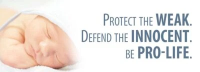 Protect the Weak Pro-Life Bookmark (Pack of 100)