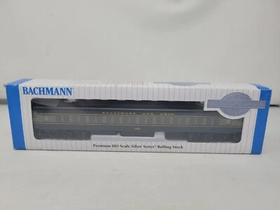 NIB HO BACHMANN 13702 SILVER SERIES B&O #5482 72FT PASSENGER CAR