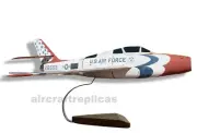 Republic F-84F Thunderstreak 52-6563 USAF Wood Model Plane