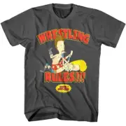 Beavis and Butthead Wrestling Rules Men's T Shirt