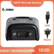 Motorola Zebra DS457-SR20004ZZWW 2D USB/RS232 Fixed Mount Barcode Scanner Reader