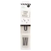 Heidi Swapp Light Box Alphabet Inserts by | 50 letters, Black
