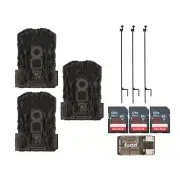 Stealth Cam Browtine 14MP Trail Camera Ground Post Starter Bundle