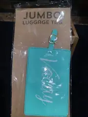 Eccolo Jumbo Luggage Tag Aqua Color