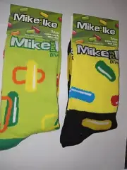 MIKE AND IKE CREW SOCKS ONESIZE FIT MOST 2 PAIRS