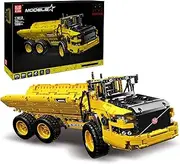 [Mould King] 17010 Engineering Dump Truck Building Block Kits, MOC Building Blocks Set with Motor/APP Remote Control, Gift Toy for Kids/Adult Collections Enthusiasts (1888 Pcs)