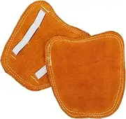 GLEAVI 2pcs Leather Welding Spats: Heat Insulation Safety Boot Covers for Fireproof Protection - Welding Foot Covers for Indoor & Outdoor