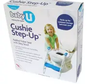 Baby U Cushie Step Up Toilet Training Padded Toilet Seat Stool Non Slip Fold Kid