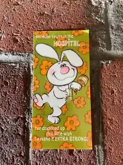 VTG Mod 1960s Hallmark Hospital Get Well Soon Card Unused W/ Original Envelope