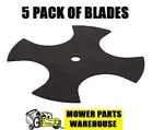 5 PACK OF OREGON 40-845 EDGER BLADES 9" X 9" OR 9X9 STAR EDGER BLADES