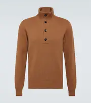 [Tom Ford] Tom Ford Wool and cashmere turtleneck sweater AU 87 brown