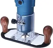Router Base - Transparent Compact Router Plunge Base - Power Tool Accessory for Beginners Home Users Professionals Business Users Craft Enthusiasts