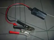 12v Charger Adaptor for Minelab gpx gpz Cigarette socket - batt clips SA Stock .