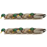Avian X Topflight Backwater Mallards Decoys, Ultra Realistic Floating, 12 Pack
