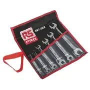 RS Pro OPEN ENDED SPANNER SET 6Pcs Imperial, Double Headed, Hardened & Tempered