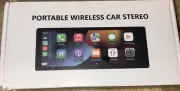 NIB New Portable Wireless Car Stereo Android Auto Screen Mirroring 12v~24v