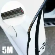 Carbon Fiber Car Door Edge Guard U-Shape Seal Strip Protector Accessories Black (for: Renault)