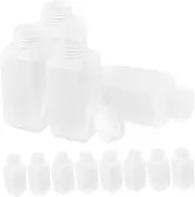 FELTECHELECTR 12Pcs Empty Laboratory Sample Bottles Containers with Cap for Safe Storage and Transport of Liquids for Chemical and