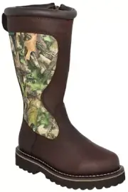 RedHead Kid's Bayou III Waterproof Side-Zip Snake Boots US Youth 3