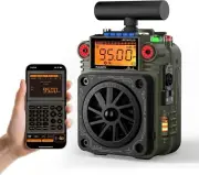 RF750 Plus AM FM SW Shortwave Radio with NOAA Alert, Portable Mini Radio with AP