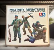 Tamiya 1:35 Scale Military Miniatures German Parachuters Made In Japan Open Box