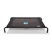 All Day Flea Free Dog Bed Black Pinstripe