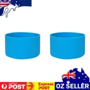 Silicone Boot Protective Sleeve for Owala 24oz Flask Water Bottle (Light Blue)