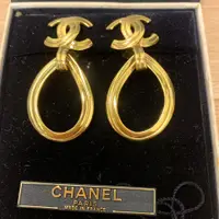 在飛比找PopChill優惠-[二手] Chanel vintage 垂墜耳環