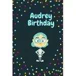AUDREY BIRTHDAY CUTE HERO GIFT _ AUDREY NOTEBOOK: LINED NOTEBOOK / JOURNAL GIFT, 120 PAGES, 6X9, SOFT COVER, MATTE FINISH