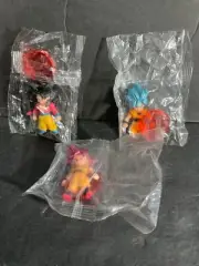 DRAGONBALL Z LOT 3 NEW MINT MINI ACTION FIGURES WITH STAND FACTORY SEALED