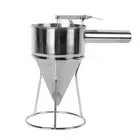 Cake Dispenser with Stand for Cupcake Batter Funnel Pancake Maker