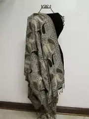 Gorgeous Pashmina And Silk Scarf, Shawl BRAND NEW NWOT