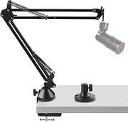 Geekria for Creators Microphone Arm Compatible with sE Electronics Gemini II, SE4400a, T2, X1, Dynacaster, Mic Boom Arm Mount with Table Flange Mount Adapter, Suspension Stand, Desk Holder