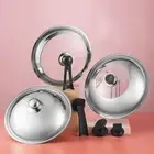 28/30/32/34/36/38CM Wok Cover Universal Frying Pan Lid Dish