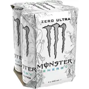 Monster Energy Ultra Multipack Cans 500mL x 4 pack