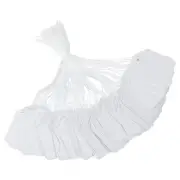 200Pcs 1.77"x1.38" Price Tags Writable Labels Display Label with String White