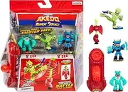 Legends of Akedo Beast Strike Starter Pack 3 Akedo Warriors 1 Legendary Warrior, 1 Beast Striker and 1 Ultra Rare Warrior with Training Practice Piece and Exclusive Joystick Controller