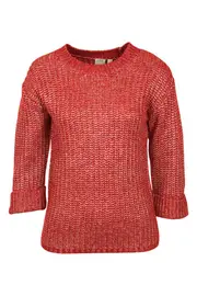 Lurex Crew Neck L/S Sweater--ESP-Y2N568