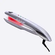 Nano Hair Steamer, Cryotherapy Hair Care Machine with Red/Blue Light, 12000HZ/S High Frequency Vibration, 3 Major Skin Care Effects, Repair Damaged Cells, for Improve Forked, Rough
