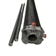 225 x 2" x 24" Torsion Spring Left Garage Door 2 Winding Bars Tool Overhead .225
