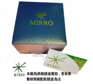 [時間達人]MIRRO 米羅 大錶面消光黑三眼腕錶 水晶玻璃 不鏽鋼手錶 6102M 星期日期 學生 上班族 42mm