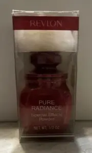 Vintage Revlon Pure Radiance Special Effects Powder Decanter 6590 NOS