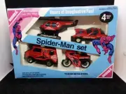 Brute Vehicle Marvel Super Heroes Secret Wars Spider-man 4 pc Set Buddy L 1984