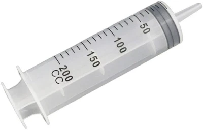 100-200ML Reusable Big Large Plastic Hydroponics Nutrient Measuring Syringe, Ide