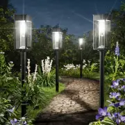 Solar Pathway Lights Outdoor, 6 Pack Solar Garden Lights Waterproof Bright LE...