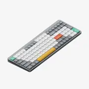 NuPhy Air96 v2 Low-Profile QMK/VIA Wireless Grey Mechanical Keyboard - Cowberry Switch [KBNPAIR96V2GYCB]