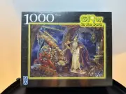 ASTRONOMER Myles Pinkney - 1000 Piece GLOW Jigsaw Puzzle 27x20"