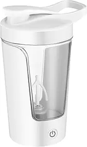 Healifty Coffee Cup Mixing Cup Coffee Cup Automatic Stir Automatic Shaker Bottle Protein Shaker Bottle Electric Self Stirring Coffee Mug Rechargeable Travel Coffee Mug Cup Body White