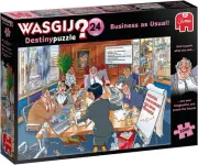 NEW & SEALED Jumbo WASGIJ? Destiny 24 - Business As Usual! 1000 Pc Jigsaw Puzzle