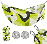 Bold Lines Solid Color Lime White Black 330lb Capacity Camping Hammocks with Tree Straps Tree Hammock for Indoor Outdoor Patio Base para hamaca